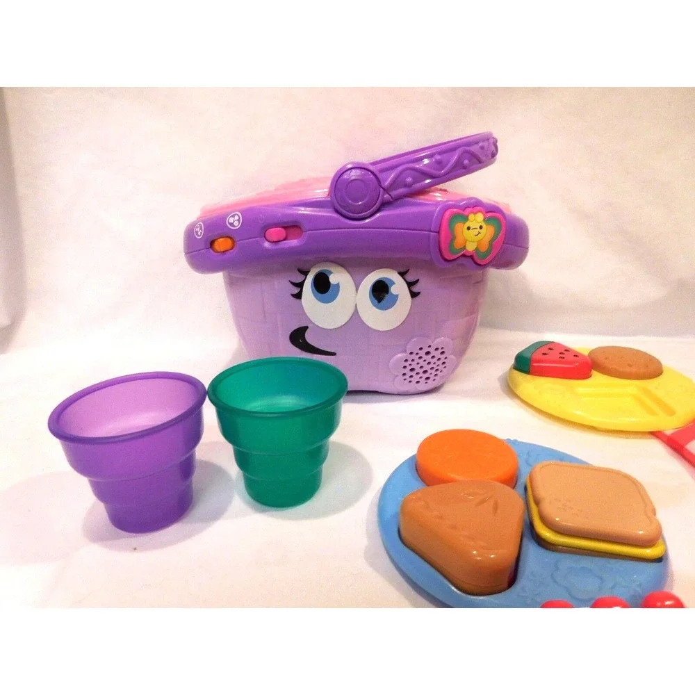 LeapFrog Shapes And Sharing Picnic Basket Toddler Toy Learning System
